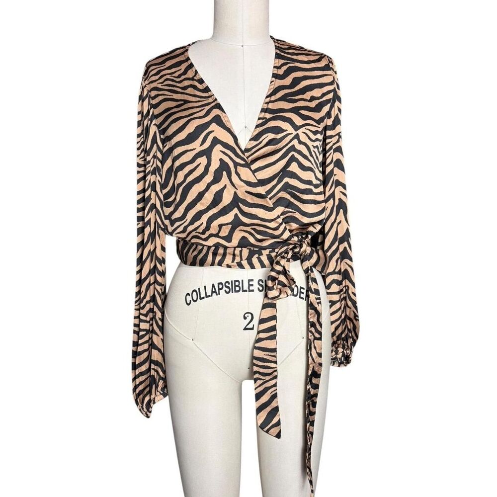 Bardot Women's Brown and Black Blouse